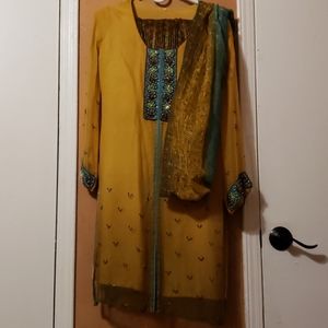 3 piece Pakistani dress
